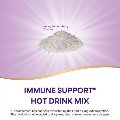 Nature's Way Sambucus Holunder Heißgetränk mit Vitamin C und Echinacea, Immununterstützung*, Honig-Zitrone-Beere-Geschmack, 10 Portionsbeutel (Verpackung kann variieren)