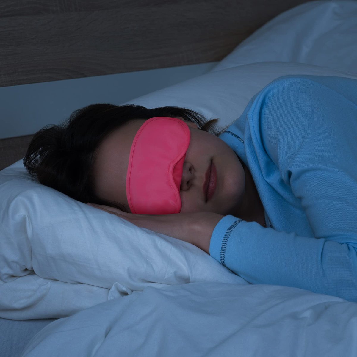 12-teiliges Multicolor Augenmasken-Set – Leichte Schlafmaske mit Nasensteg und elastischen Bändern für Kinder, Frauen und Männer, 12 Farben