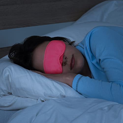 12-teiliges Multicolor Augenmasken-Set – Leichte Schlafmaske mit Nasensteg und elastischen Bändern für Kinder, Frauen und Männer, 12 Farben