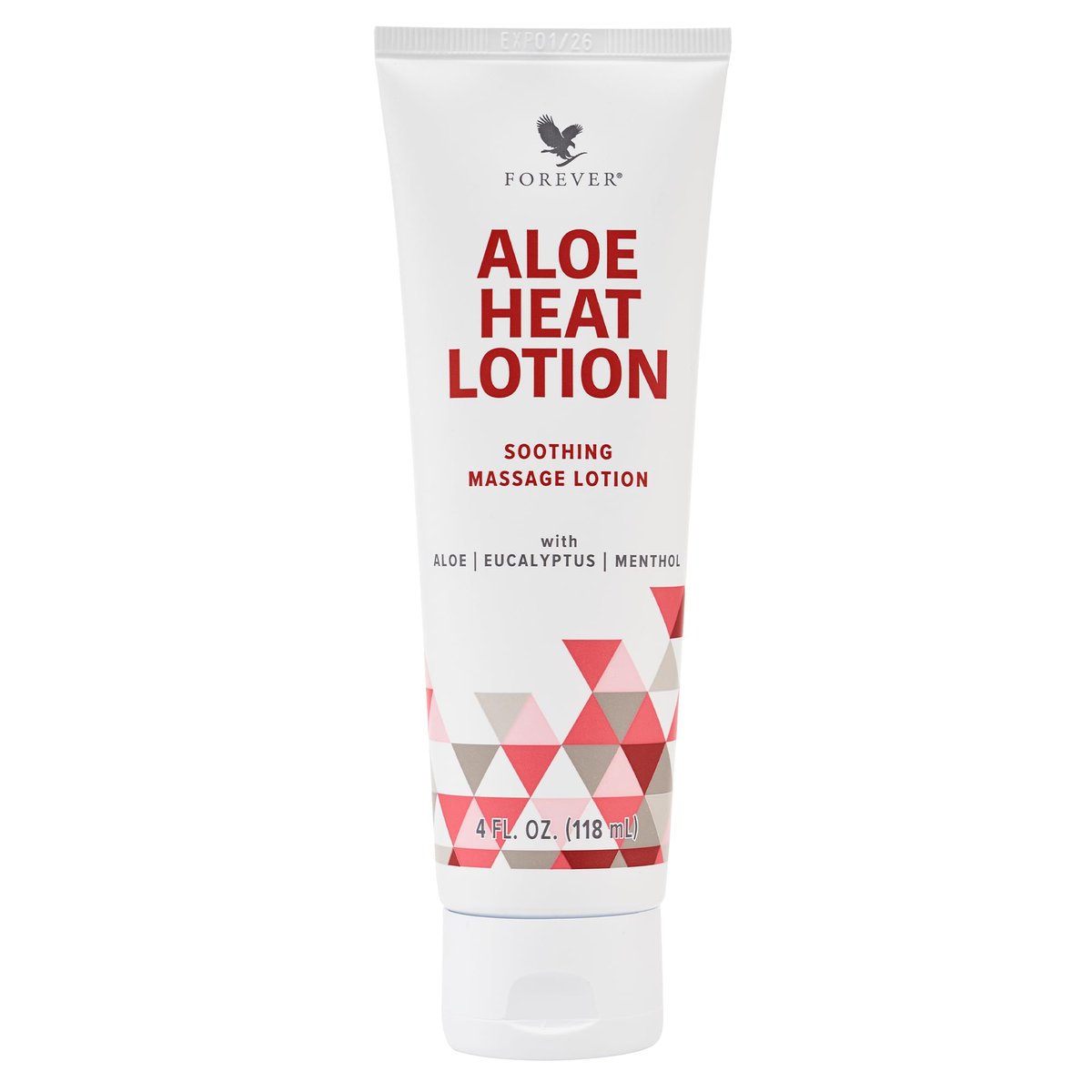 Forever Living - Aloe Heat Lotion mit Menthol und Eukalyptusduft, Wohlbefinden und Hautpflege, vegane Formel, 118 ml