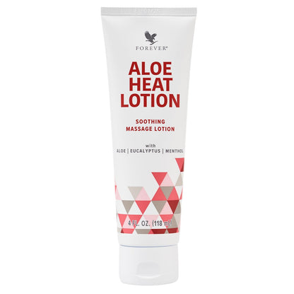 Forever Living - Aloe Heat Lotion mit Menthol und Eukalyptusduft, Wohlbefinden und Hautpflege, vegane Formel, 118 ml