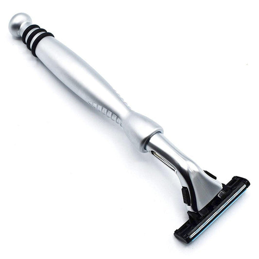 Taconic Shave Rasierer kompatibel mit Gillette Sensor & Sensor Excel – Schwerer Drei-Klingen-Rasierer mit schwenkbarem Kopf, inklusive 1 vorinstallierten Klinge – Für eine glatte, gründliche und sanfte Rasur