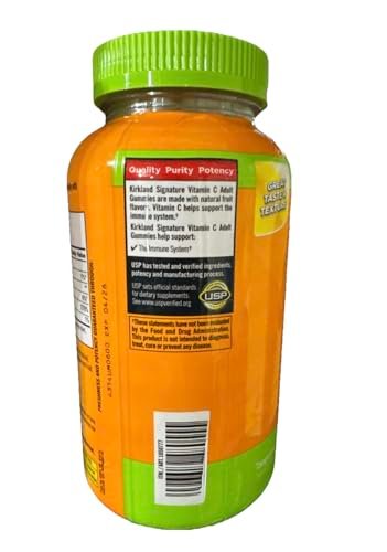 Kirkland Signature Vitamin C Gummibärchen für Erwachsene 250 mg, 180 Stück