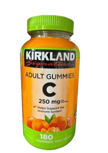 Kirkland Signature Vitamin C Gummibärchen für Erwachsene 250 mg, 180 Stück