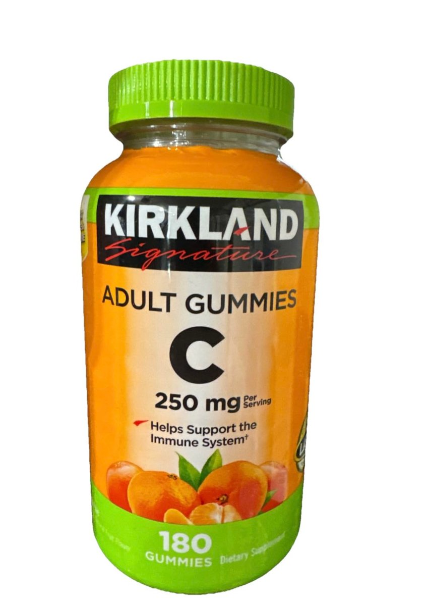 Kirkland Signature Vitamin C Gummibärchen für Erwachsene 250 mg, 180 Stück