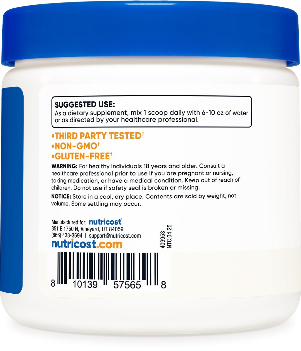 Nutricost D-Mannose Pulver 100 Gramm (50 Portionen) - Nicht-GVO und Glutenfrei