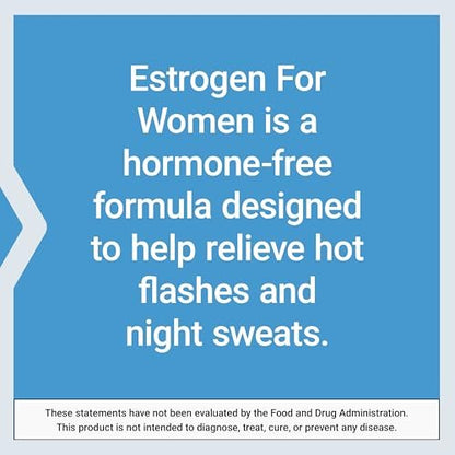 Life Extension Estrogen für Frauen – Lindert Hitzewallungen und Nachtschweiß mit Soja-Isoflavonen, Fichtenextrakt und Mönchspfeffer – Hormonfrei, glutenfrei, Non-GMO, vegetarisch, 30 Tabletten