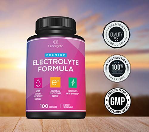 Premium Elektrolyt-Kapseln – Unterstützung für Keto, Low Carb, Rehydrierung & Erholung – Elektrolyt-Ersatz-Tabletten – Enthält Elektrolytsalze, Magnesium, Natrium, Kalium – 100 Kapseln