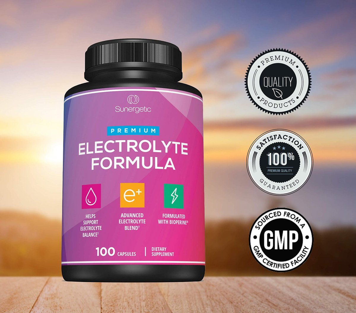 Premium Elektrolyt-Kapseln – Unterstützung für Keto, Low Carb, Rehydrierung & Erholung – Elektrolyt-Ersatz-Tabletten – Enthält Elektrolytsalze, Magnesium, Natrium, Kalium – 100 Kapseln