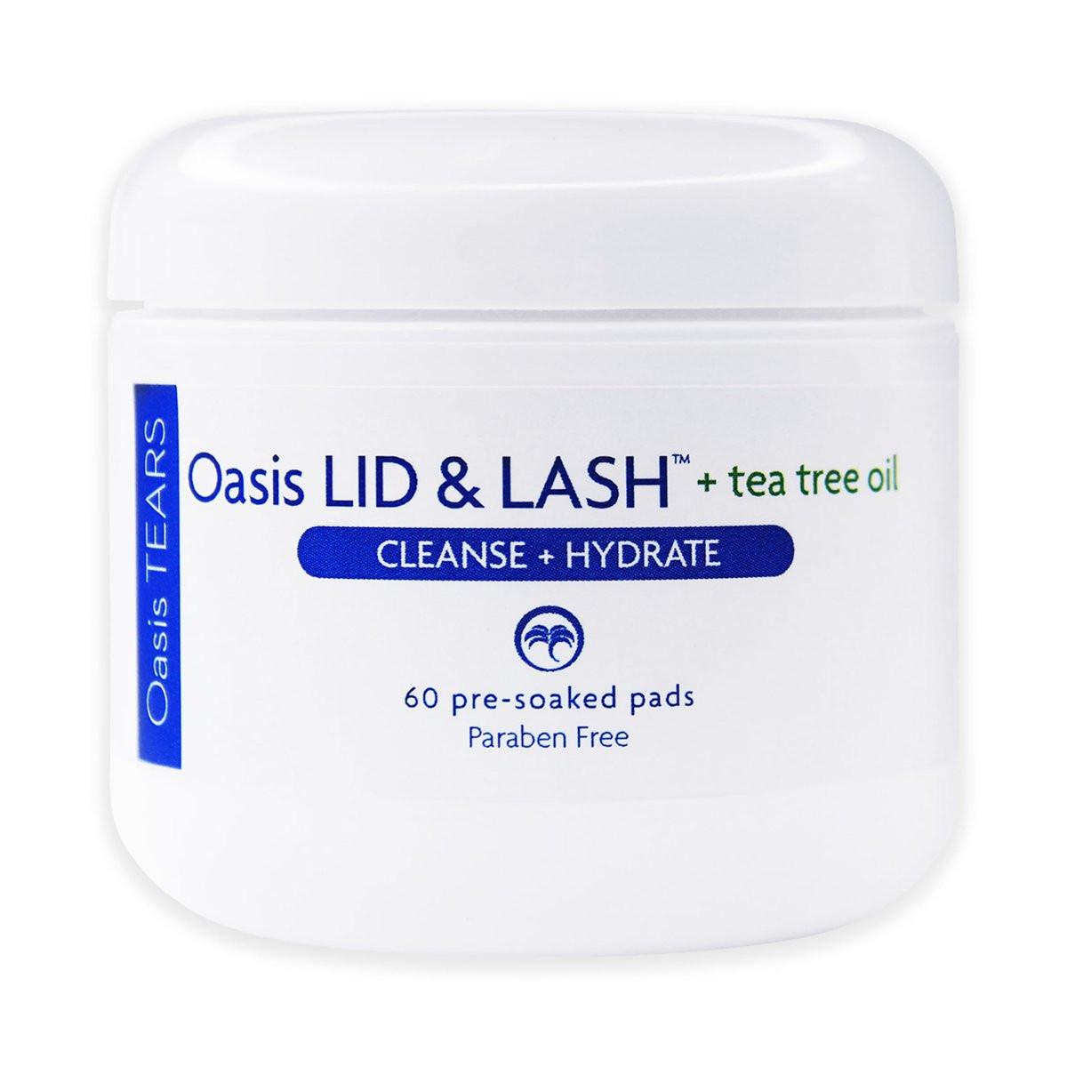 OT7300 - Oasis LID & LASH® + Teebaumöl Augenlid- und Wimperntücher | 60 Stück | Parabenfrei & Ohne Abspülen