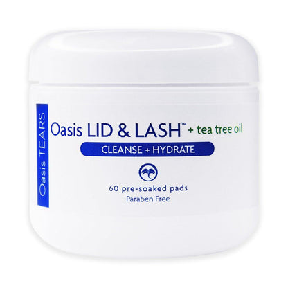 OT7300 - Oasis LID & LASH® + Teebaumöl Augenlid- und Wimperntücher | 60 Stück | Parabenfrei & Ohne Abspülen