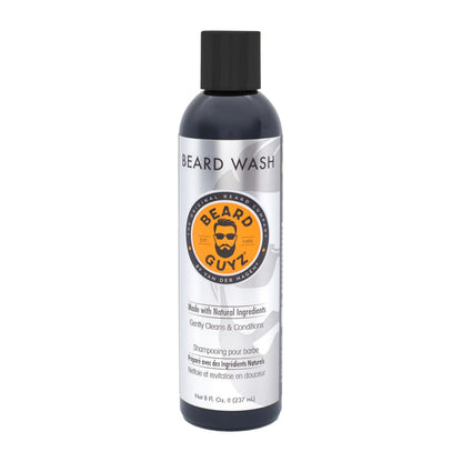 Beard Guyz Bartwäsche – Täglicher Bartreiniger & Shampoo – Sanfte Gesichtsbehaarungsreinigung mit Arganöl & Pflanzenextrakten – Erfrischender Zitrus-Bartreiniger für die Herrenpflege, 240 ml