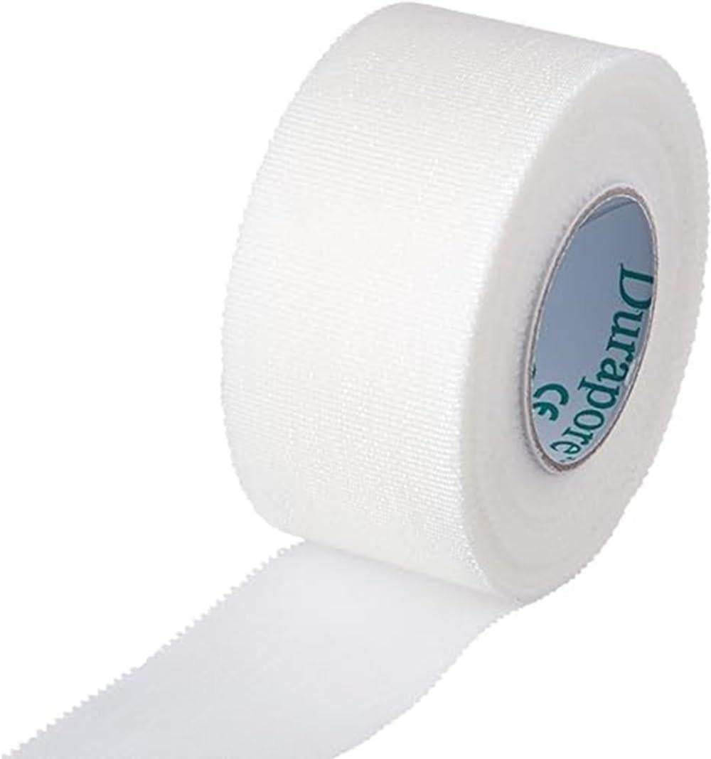 3M Durapore Medical Tape, Seidenklebeband - 2,5 cm x 9,1 m - Packung mit 2 Rollen