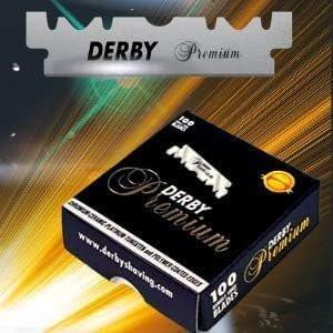 Derby Premium Einzelklingen für Rasiermesser - 500 Stück (5 x 100)