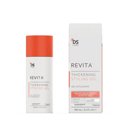 DS Laboratories Revita Haarstyling-Gel für Männer & Frauen – Mittlerer Halt, Volumen & dicker aussehendes Finish, wasserbasiert, ohne Flocken oder Rückstände, 100 ml