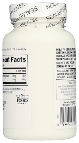 365 by Whole Foods Market Chelatiertes Zink plus Kupfer, 120 Kapseln