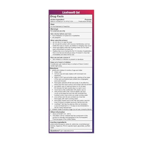 Licefreee! Komplettset - Läusekiller, tägliches Pflegeshampoo und professioneller Nissenkamm in einer Box - Läusebehandlung für Kinder & Erwachsene