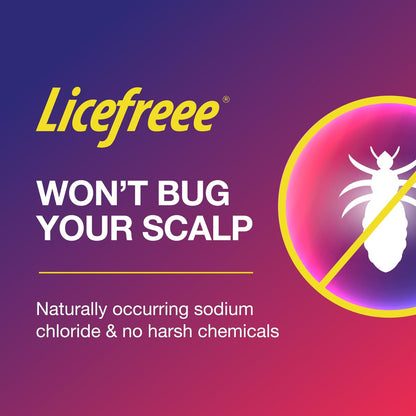 Licefreee! Komplettset - Läusekiller, tägliches Pflegeshampoo und professioneller Nissenkamm in einer Box - Läusebehandlung für Kinder & Erwachsene