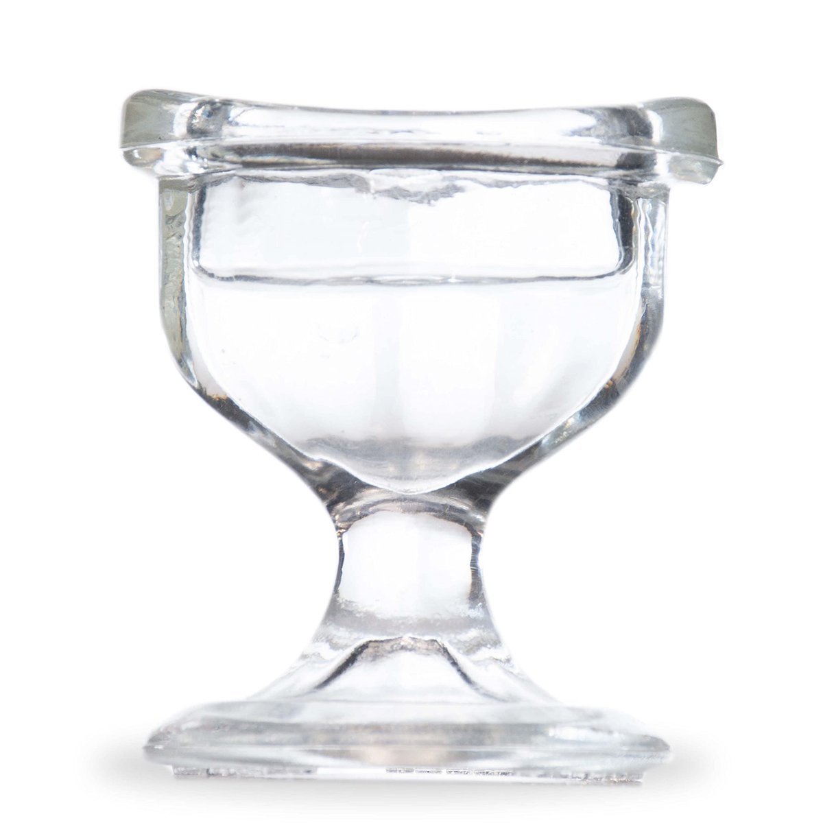 GMS Optical Augenwaschbecher aus optischem Glas – sanfte Linderung bei Allergenen, Reizstoffen, Make-up, Staub, trockenen Augen und mehr – zur Verwendung mit destilliertem Wasser oder Kochsalzlösung (10 ml Volumen)