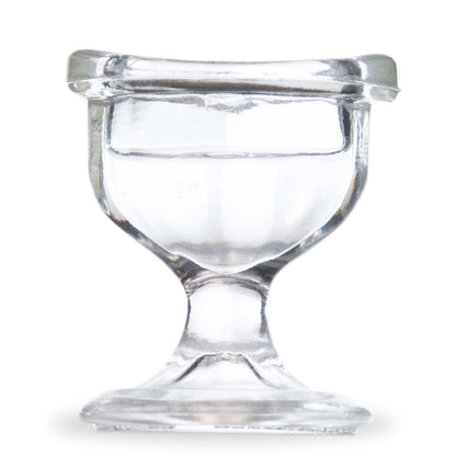 GMS Optical Augenwaschbecher aus optischem Glas – sanfte Linderung bei Allergenen, Reizstoffen, Make-up, Staub, trockenen Augen und mehr – zur Verwendung mit destilliertem Wasser oder Kochsalzlösung (10 ml Volumen)