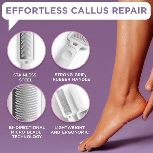 Lee Beauty Professional 8oz Gel Callus Entferner für Füße mit Raspel-Fußfeile - Original schnell wirkende Formel, extra stark gegen rissige Fersen und abgestorbene Haut (1er Pack)