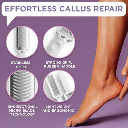 Lee Beauty Professional 8oz Gel Callus Entferner für Füße mit Raspel-Fußfeile - Original schnell wirkende Formel, extra stark gegen rissige Fersen und abgestorbene Haut (1er Pack)