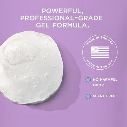Lee Beauty Professional 8oz Gel Callus Entferner für Füße mit Raspel-Fußfeile - Original schnell wirkende Formel, extra stark gegen rissige Fersen und abgestorbene Haut (1er Pack)