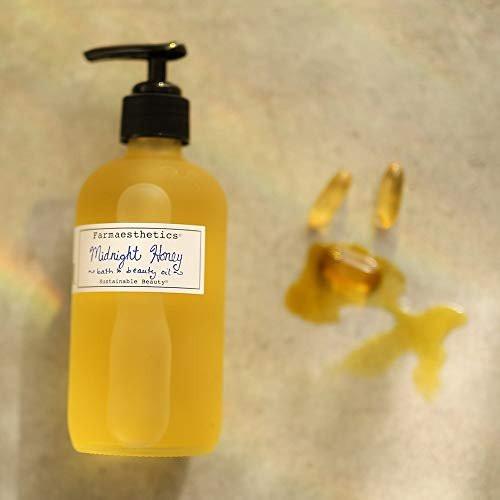 Farmaesthetics Midnight Honey Bad- und Beauty-Öl (200 ml) | Ethisch nachhaltige Schönheit | Reine, natürliche, handgefertigte Hautpflege