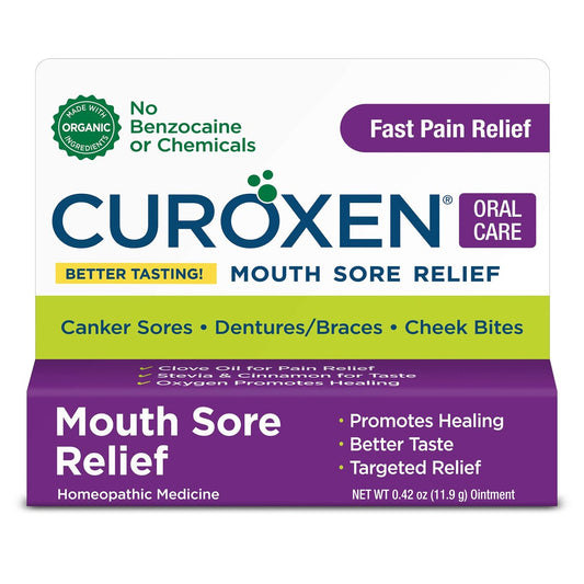 CUROXEN Mundgeschwür Gel – Natürliche Linderung bei Aphthen mit Olivenöl, Ringelblume und Nelke – 0,42 oz