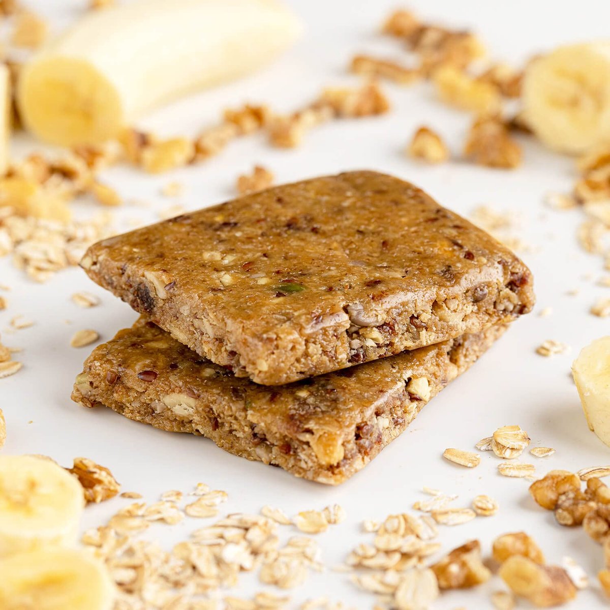 PROBAR - MEAL Riegel, Bananen-Nussbrot, Nicht-GVO, Glutenfrei, Gesund, Pflanzenbasiert, Vollwertzutaten, Natürliche Energie (12er Pack)