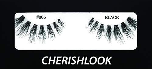 Cherishlook Professionelle 10er-Pack Wimpern (805) – Echthaar-Falschwimpern für verführerischen Look