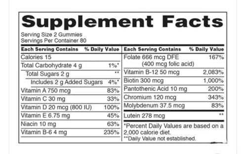 Kirkland Signature Adult Multi Gummies 160 Stück – Multivitamin für Erwachsene