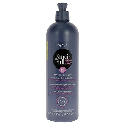 Roux Fanci-Full Rinse Instant Hair Color 12 Black Radiance – 15,2 oz Tönungsspülung für sofortige Farbe