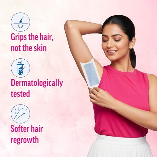 Veet Complete Waxing Kit für empfindliche Haut – 20 Streifen für eine sanfte Haarentfernung