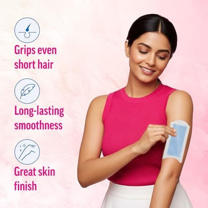 Veet Complete Waxing Kit für empfindliche Haut – 20 Streifen für eine sanfte Haarentfernung