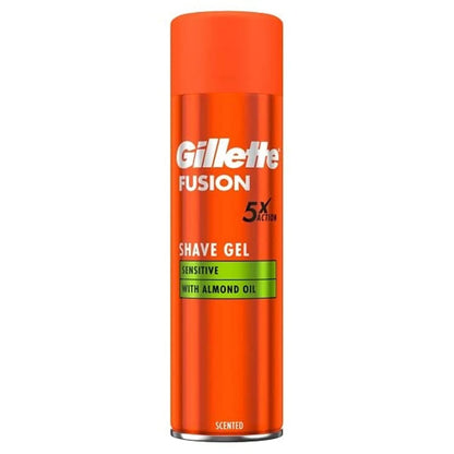 Gillette Fusion5 Ultra Sensitive Rasiergel für Männer 200 ml – Sanfte Pflege für ein angenehmes Hautgefühl