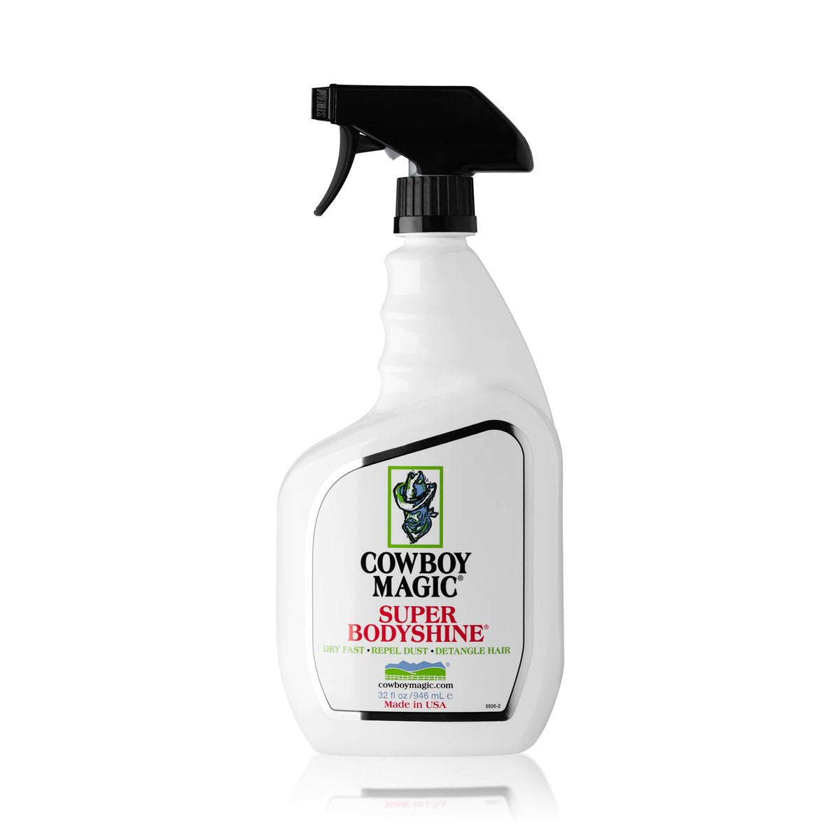 Cowboy Magic Super Body Glanz-Spray & Entwirrer 946 ml – Kein Wasser nötig