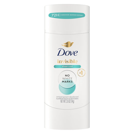 Dove Advanced Care Antiperspirant Deodorant für Frauen Sheer Cool – 72h Schutz vor Schweiß und Geruch, 2,6 oz