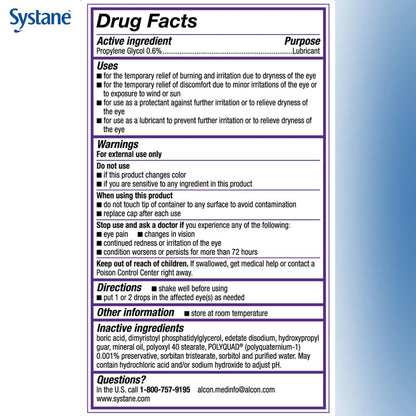 Systane Complete Augentropfen, 0,34 Fl Oz, Doppelpack (2er-Pack)