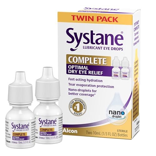 Systane Complete Augentropfen, 0,34 Fl Oz, Doppelpack (2er-Pack)