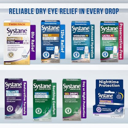 Systane Complete Augentropfen, 0,34 Fl Oz, Doppelpack (2er-Pack)