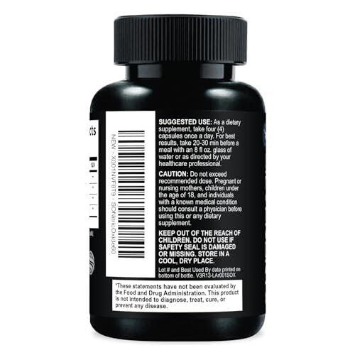 Extra Starkes Nitric-Oxid-Booster – 3-fache Stärke mit L-Arginin AKG & Citrullin Malat – Premium Pre-Workout Booster für Männer & Frauen – Natürliche Energie & Muskelunterstützung – Hergestellt in den USA – 60 Kapseln
