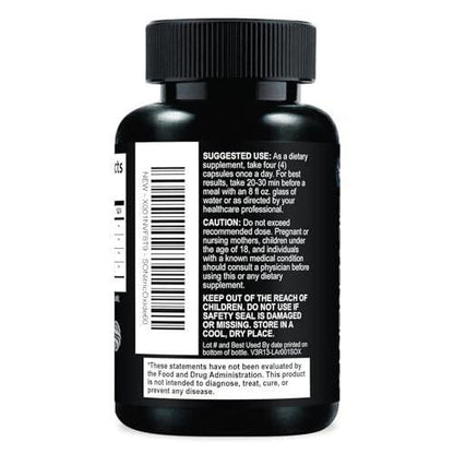 Extra Starkes Nitric-Oxid-Booster – 3-fache Stärke mit L-Arginin AKG & Citrullin Malat – Premium Pre-Workout Booster für Männer & Frauen – Natürliche Energie & Muskelunterstützung – Hergestellt in den USA – 60 Kapseln