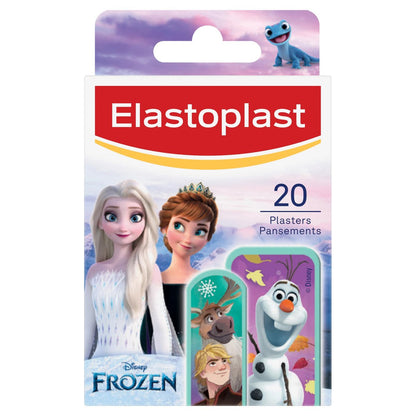 Elastoplast Disney Frozen Pflaster, gemischte Größen (16 Stück), bunt, Erste-Hilfe-Wundversorgung für Kinder mit Frozen-Motiven, hautfreundlich