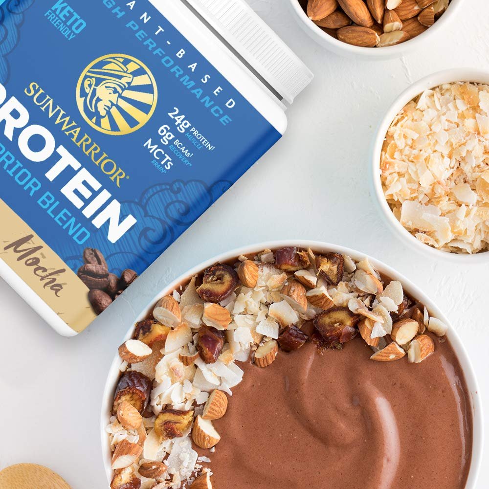 Sunwarrior Bio-Pflanzliches Proteinpulver Mokka | Veganes Bio-Protein mit BCAA-Aminosäuren, Hanfsamen & Erbsen | Ohne Soja, Milch, Füllstoffe & Glutenfrei (Mokka, 15 Portionen)