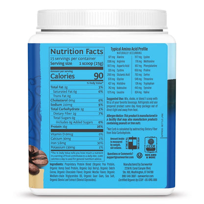Sunwarrior Bio-Pflanzliches Proteinpulver Mokka | Veganes Bio-Protein mit BCAA-Aminosäuren, Hanfsamen & Erbsen | Ohne Soja, Milch, Füllstoffe & Glutenfrei (Mokka, 15 Portionen)
