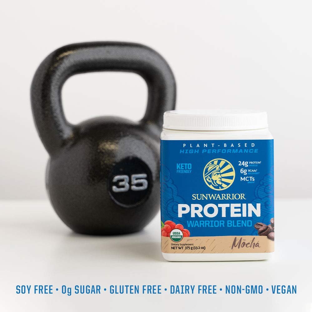 Sunwarrior Bio-Pflanzliches Proteinpulver Mokka | Veganes Bio-Protein mit BCAA-Aminosäuren, Hanfsamen & Erbsen | Ohne Soja, Milch, Füllstoffe & Glutenfrei (Mokka, 15 Portionen)