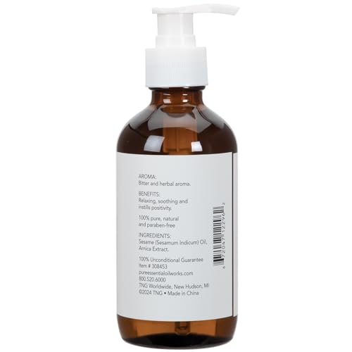 100% reines Arnikablütenöl von Pure Essential Oil Works – 237 ml, natürlich, parabenfrei