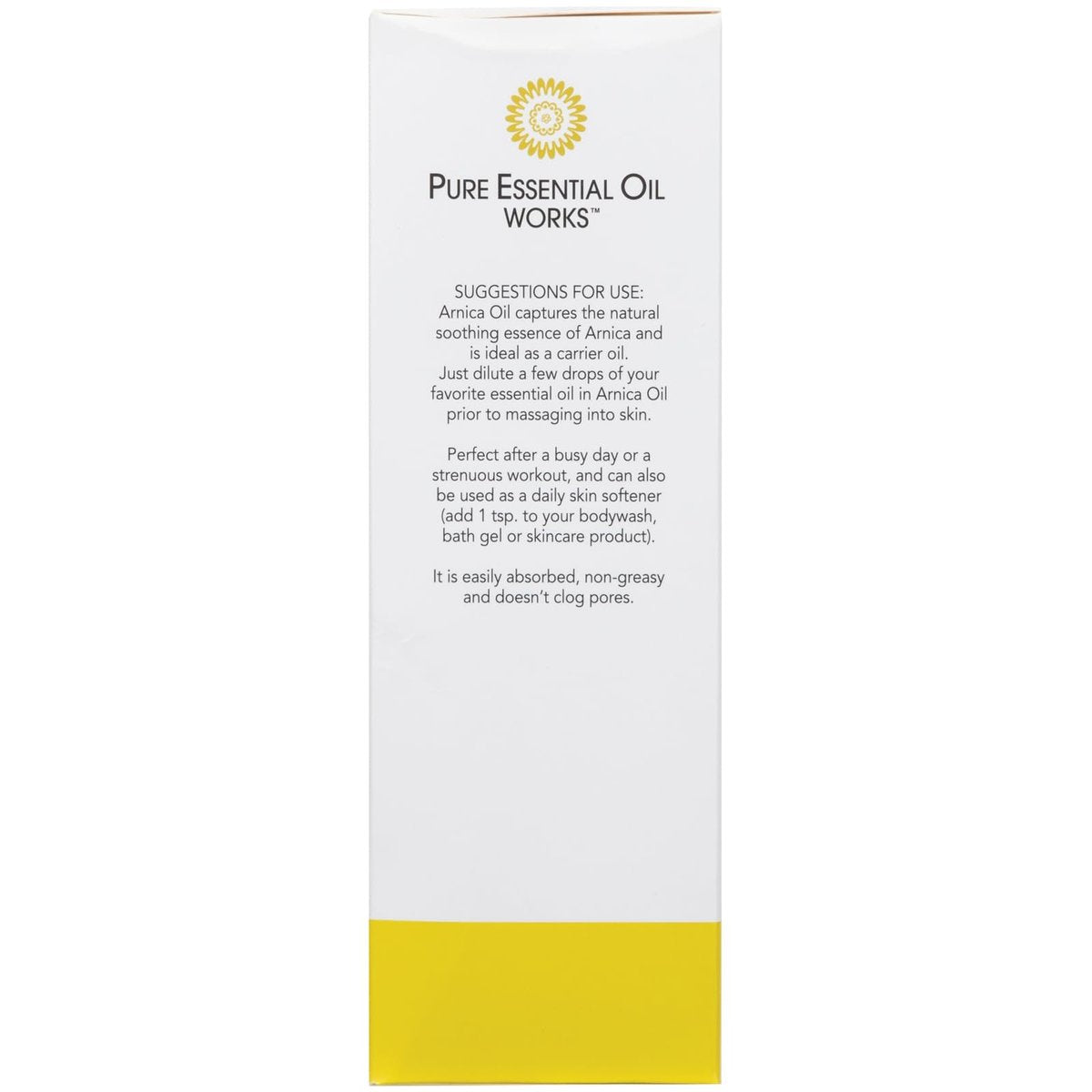 100% reines Arnikablütenöl von Pure Essential Oil Works – 237 ml, natürlich, parabenfrei