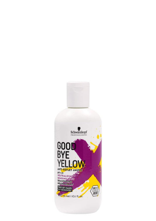 GOODBYE YELLOW Purple Shampoo Neutralizing Wash – 10,1 Fl Oz | Anti-Gelb Shampoo für blondes & graues Haar | pH-ausgeglichen | Professionelle Salonformel